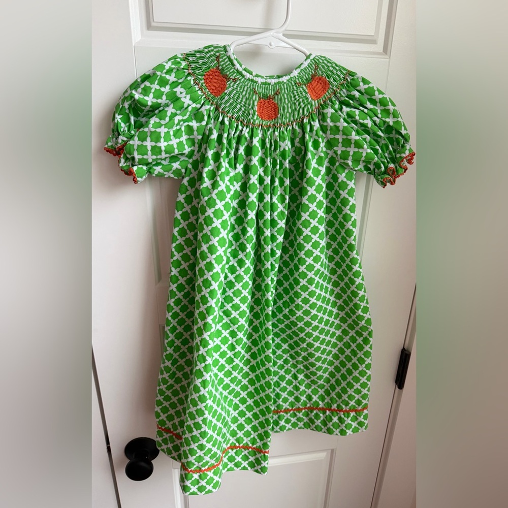 Southern Sunshine Kids Bishop Pumpkin Dress